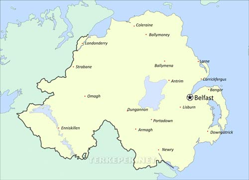 Észak-Írország városai
